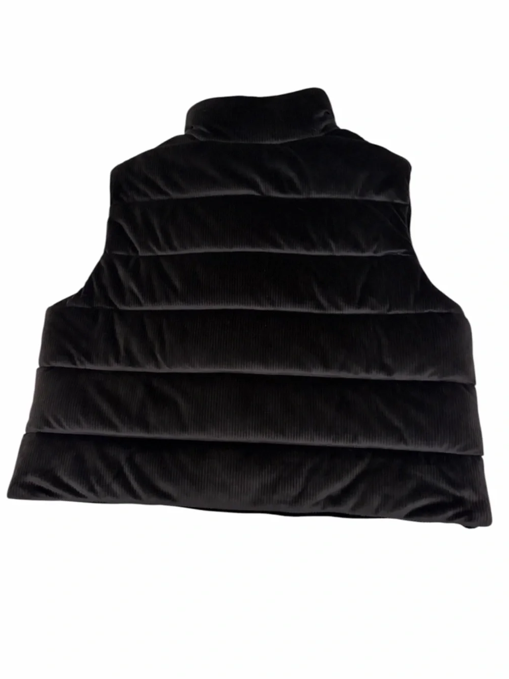 AVIA Women’s Black Ribbed Velour Vest, size 22.